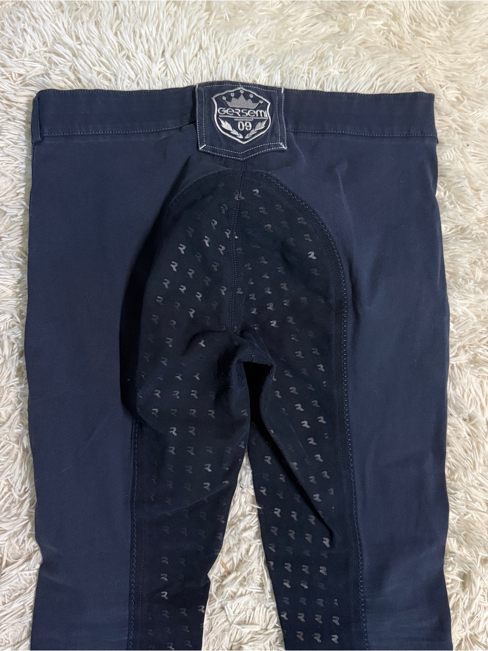 Women’s Size 30L Navy Gersemi Full Seat Horseback Riding Breeches. Good Cond. - Picture 5 of 6
